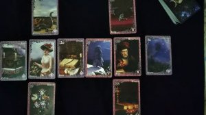 Расклад на отношения "Двое". Ленорман " Вишнёвые и лиловые сумерки"