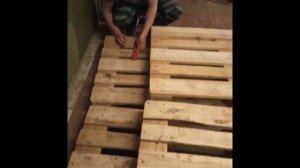 Мебель из поддонов - Диван из паллет - (Европаллеты) - Мебель в стиле ЛОФТ