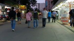 Болгария Золотые Пески - Черное море. Курорт Золотые пески прогулка по набережной 4