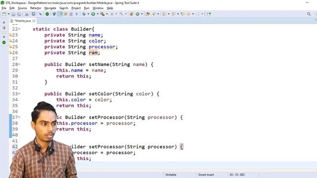 #04 Design Patterns [Hindi] | Builder Design Pattern in Java | Overcome Telescoping Constructors