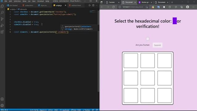 I am Not a Robot -- #Html #Css #Javascript Poject For Beginners - (Project 1)