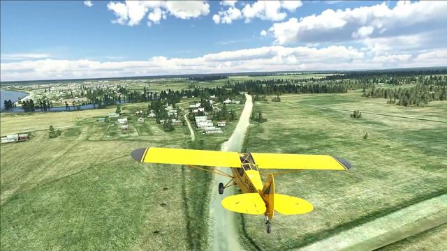 Верхняя Тойма и Двинской, Архангельская область в Microsoft Flight Simulator 2020