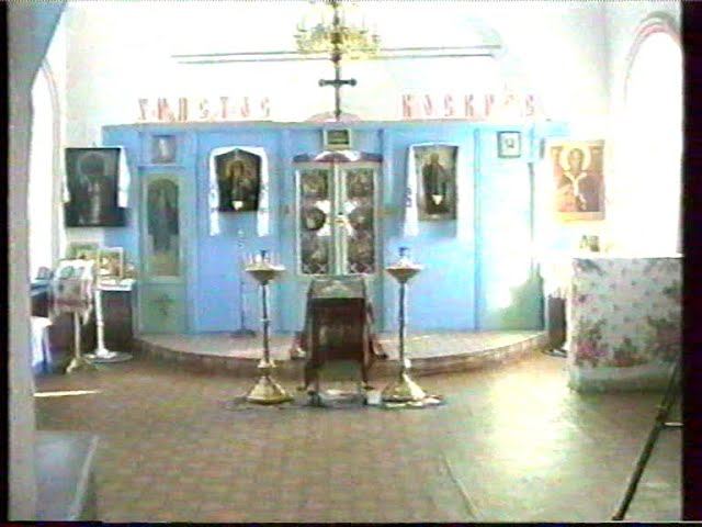 2002 11 10 - ИшимТВ - Ильинская церковь Казанский район Тюменская обл