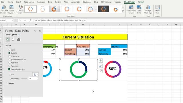 How to Create Doughnut Chart in Excel