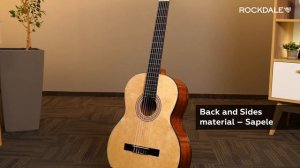 Classical guitar ROCKDALE CLASSIC C7