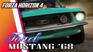 Forza Horizon 4. Ford Mustang '68. Free driving. 4K