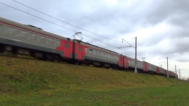 Электропоезд ЭД4М-0266 сообщением "Щёлково - Москва Ярославская" смотреть онлайн