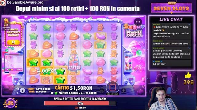 GIVEAWAY 4 PSF x BONUSBUY 10.000 pe RECUPERARE? PROFIT TOTAL JOIA? #slots #pacanele #777 #jackpot смотреть онлайн