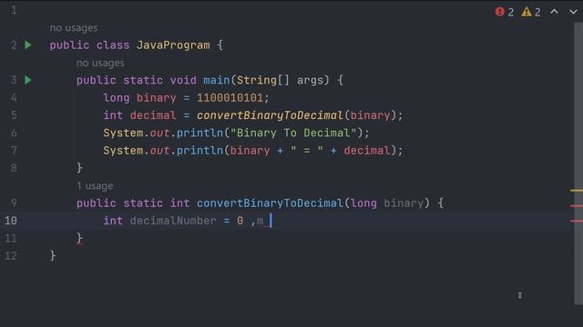 Java Program to Convert Binary Number to Decimal | Java Examples смотреть онлайн