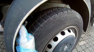 Как снять запасное колесо Renault Master/Рено Мастер?