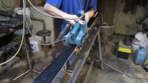 Горные лыжи. Шлифовка сколзящей поверхности.