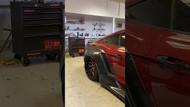 Installing wide body on a mustang GT