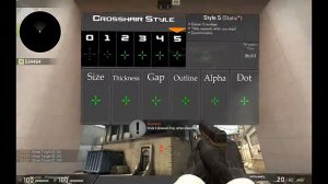 Как настроить прицел в cs:go с помощью карты crashz crosshair generator