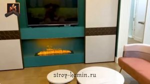 Электрический паровой камин от компании Аиртон: дизайнерское оформление в интерьере гостиной