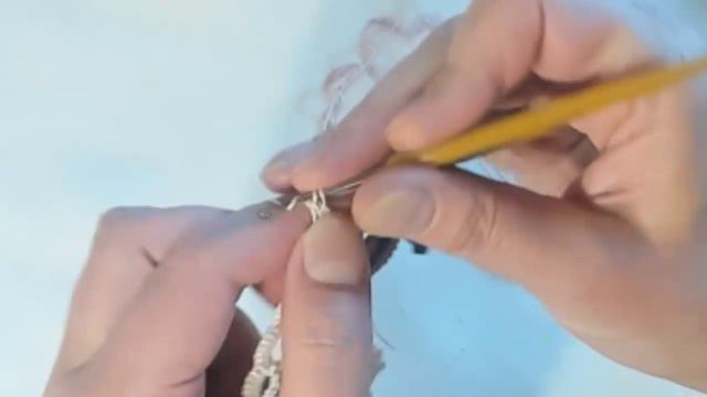 Вяжем пейсли в тунисской технике для ирландского кружева.Часть 2. Irish Crochet & Tunisian Crochet