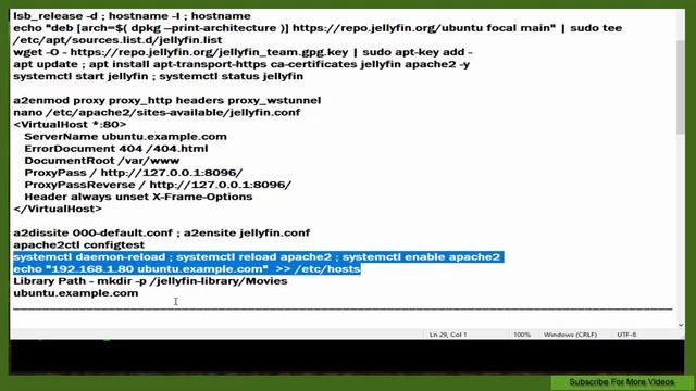 How To Install Jellyfin Media Server With Apache On Ubuntu 20.04 LTS смотреть онлайн