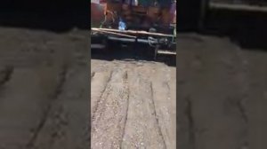Укладка Асфальтовая крошка Асфальт Укладчиком.
