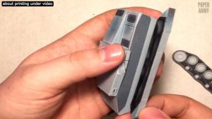 How to make Paper tank easy model Panzer 2 WW2, DIY papercraft tank or cardboard tank model buildin