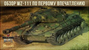 ОБЗОР WZ-111 WOT BLITZ ПО ПЕРВОМУ ВПЕЧАТЛЕНИЮ. ДЕРЖУ В КУРСЕ