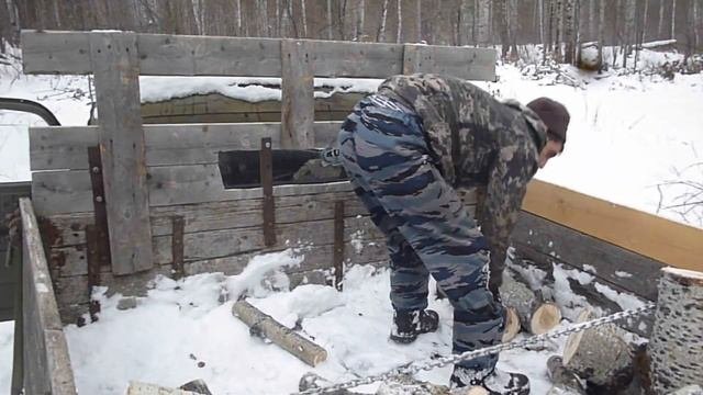 ЗИЛ 157, поездка в деляну, вывожу дрова по снегу.