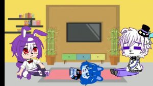 [Реакция на шип] Бон, Фантайм Фредди и Бонни (Gacha club)