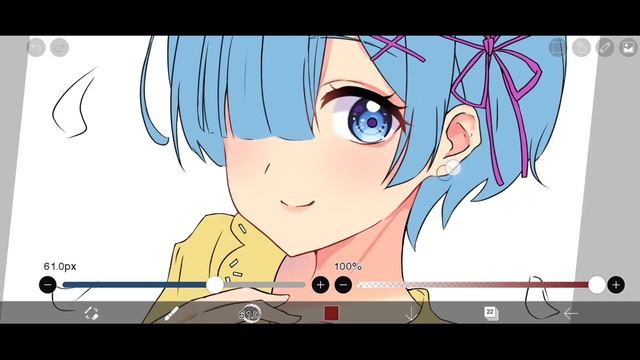 【Ibis Paint】Speedpaint Rem | Ibis Paint X Tutorial смотреть онлайн