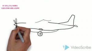 How to Draw a Private airplane / Как нарисовать Частный самолет