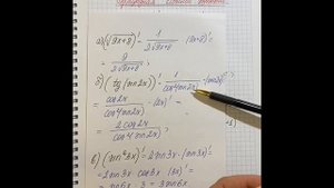 Производная сложной функции.