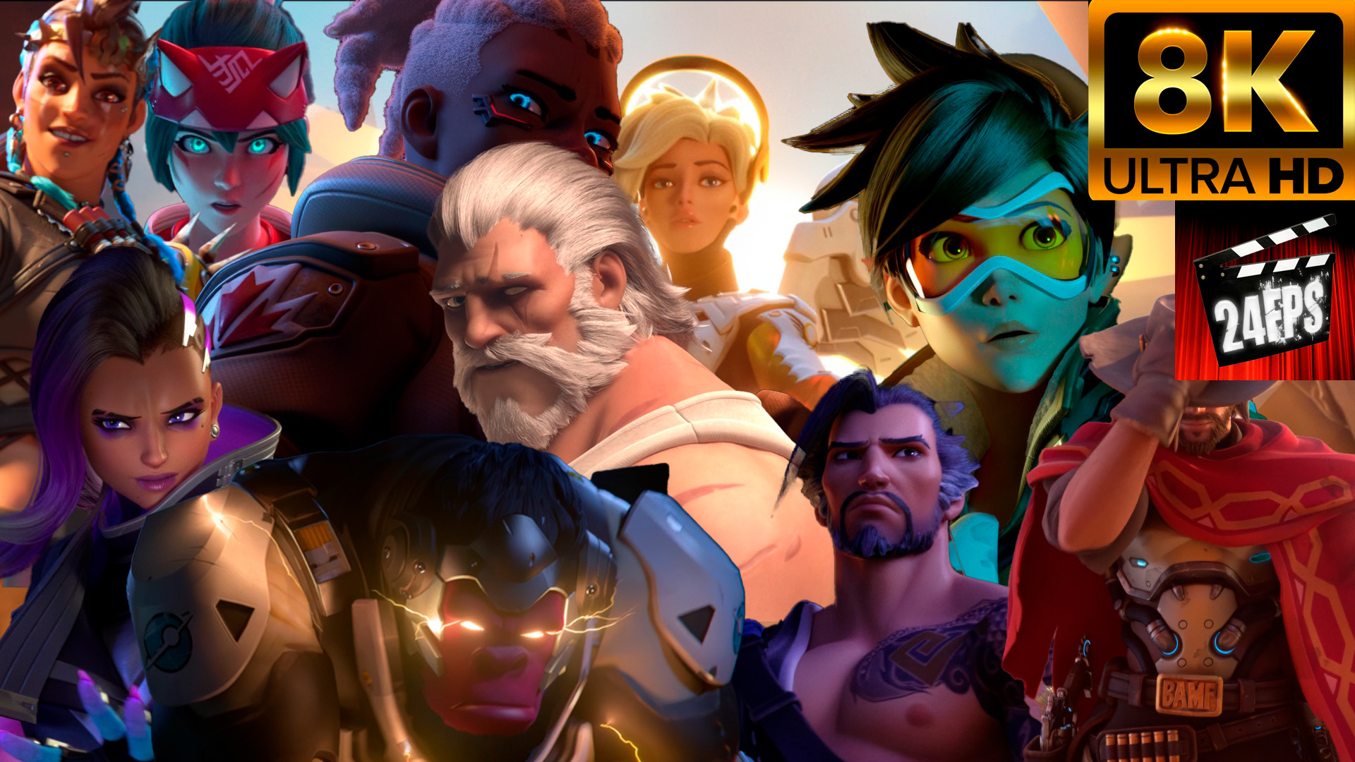 Overwatch - All Trailers and Cinematics (  Special  8K)