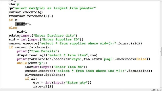 Inventory Management System |Python MySQL Project | CS-IP Project | CBSE Class 12, BCA, BE, | Part- смотреть онлайн