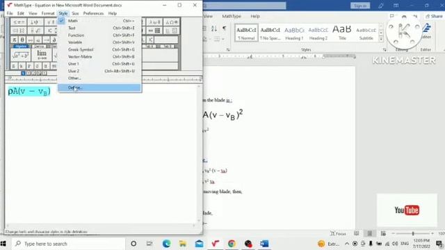 HOW TO CHANGE FONT, STYLE AND SIZE OF  EQUATIONS IN MATHTYPE IN ONE STEP || MATHTYPE ||...