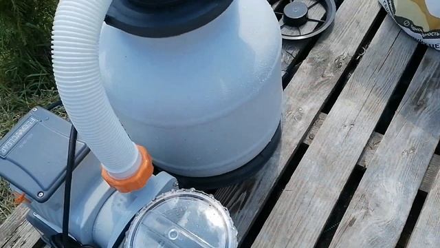 Распаковка — Фильтр-насос песочный Bestway 58499