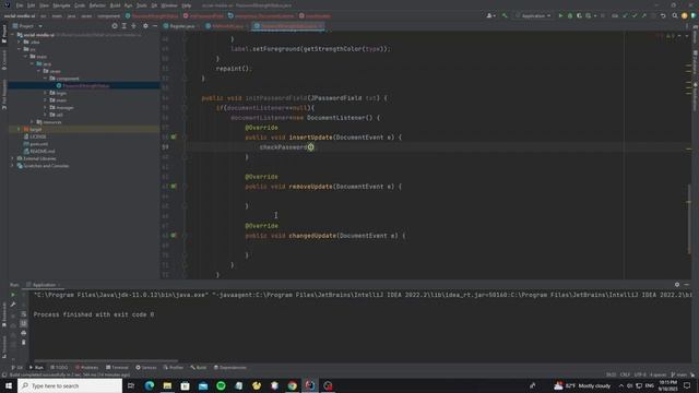 Java Swing Password Strength Checker (Weak, Medium, Strong) смотреть онлайн
