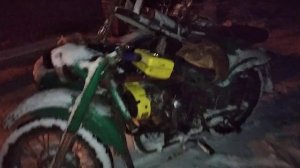 Урал с мотором от мотоблока
