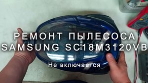 Ремонт пылесоса Samsung SC18M3120VB, не включается