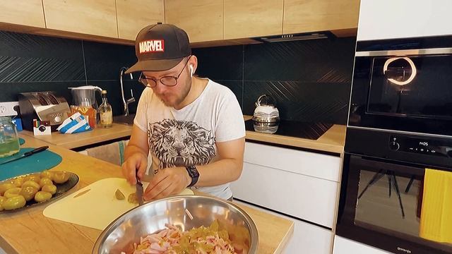 19: Салат «Папараць Кветка» - очень простой и ооооочень вкусный) #рецепты#кулинар