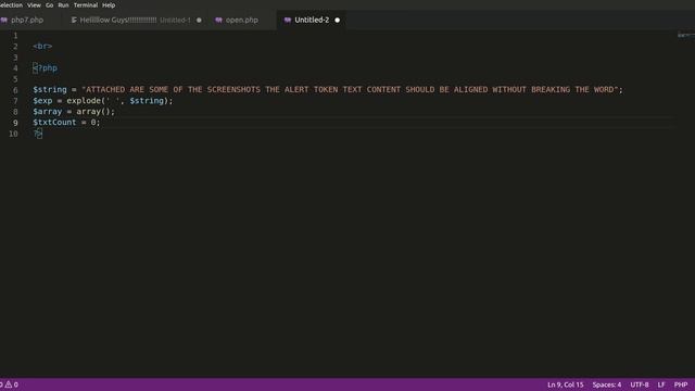 php coding challenge for beginers.#Challenge1