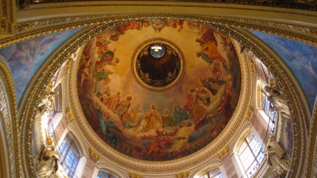 Карл Брюллов Работа над плафоном Исакиевского собора смотреть онлайн