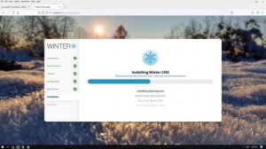 How to install Winter CMS in localhost on Windows