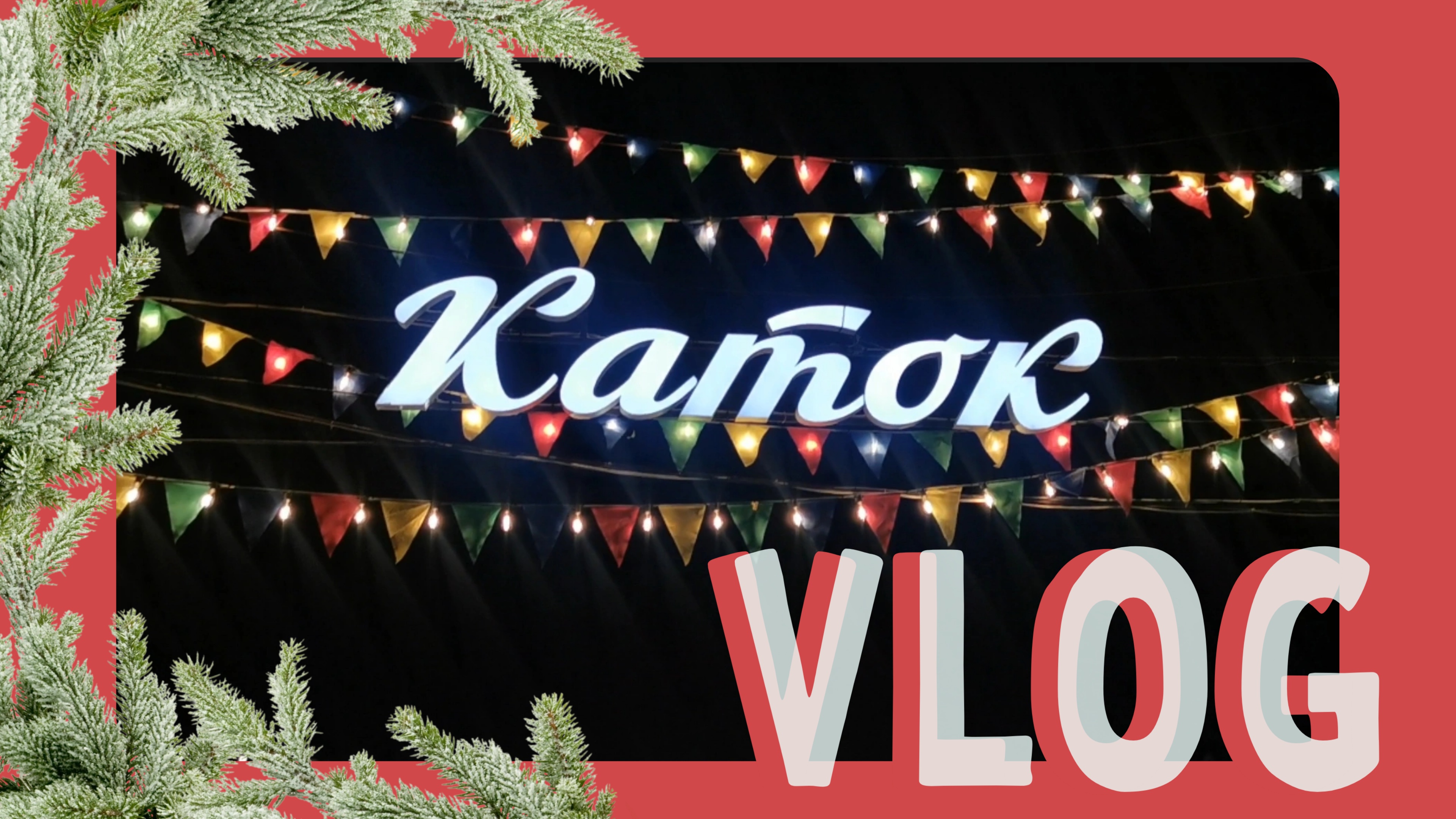 VLOG 01.12.2023 Каток на Елагин остров! ЦПКиО зимой!