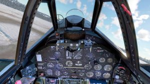 Вылет на P-47D-25 Thunderbolt в VR шлеме в War Thunder. СБ режим.