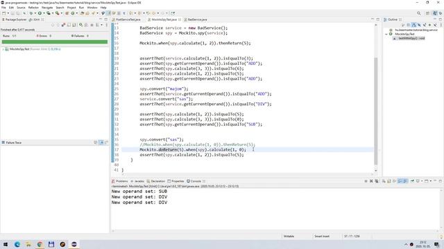 [Testing #8] Mockito Spy és néhány kiegészítés III. rész смотреть онлайн
