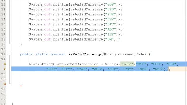 How to Validate a Currency Code Using Java смотреть онлайн