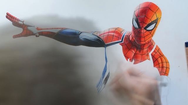 Drawing PS4 SPIDER MAN (2018) смотреть онлайн