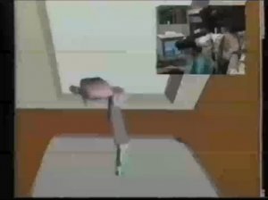 Демонстрация возможностей виртуальной реальности в 1990 году