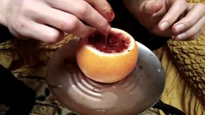 КАК СДЕЛАТЬ КАЛЬЯН НА ГРЕЙПФРУТЕ