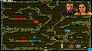 БолтушкА - Вода, ПРоХоДиМеЦ - Огонь, Кто ЛУЧШЕ! #8 - игра Огонь и Вода в Лесном Храме