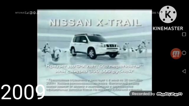 реклама ниссан х-трейл 2002 2019 смотреть онлайн