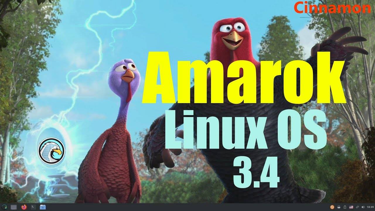 Amarok Linux OS 3.4 (Cinnamon)