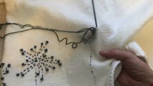 Вышивка по лицевой глади